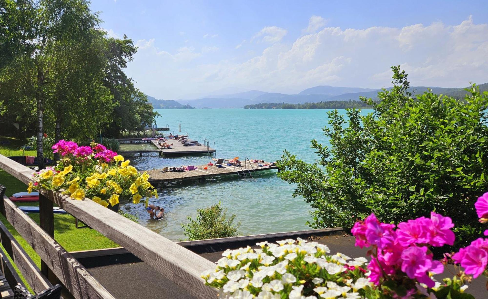 "Casa Antonio" 3 Gehminuten Strandbad Sekirn, Inkl Seezugang Luaran gambar