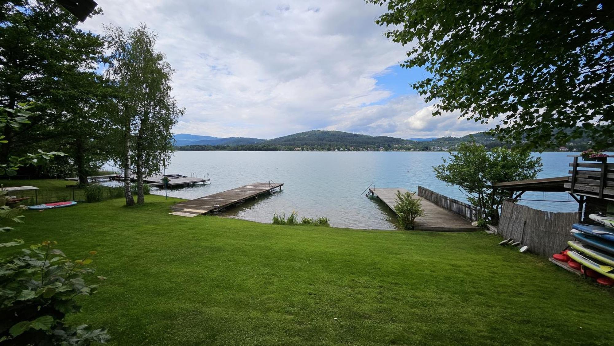 "Casa Antonio" 3 Gehminuten Strandbad Sekirn, Inkl Seezugang Luaran gambar