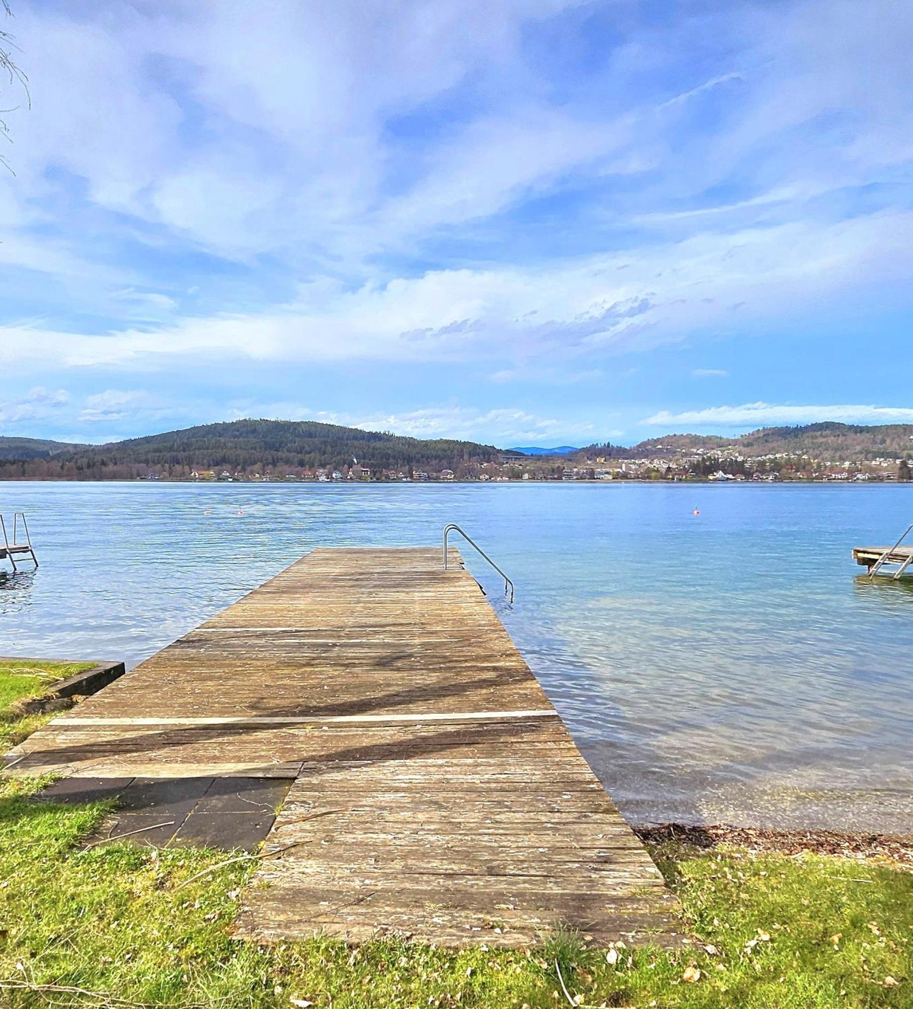 "Casa Antonio" 3 Gehminuten Strandbad Sekirn, Inkl Seezugang Luaran gambar